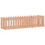 Lit surélevé de jardin design de clôture bois douglas massif – Image 2