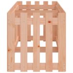 Lit surélevé de jardin design de clôture bois douglas massif – Image 4