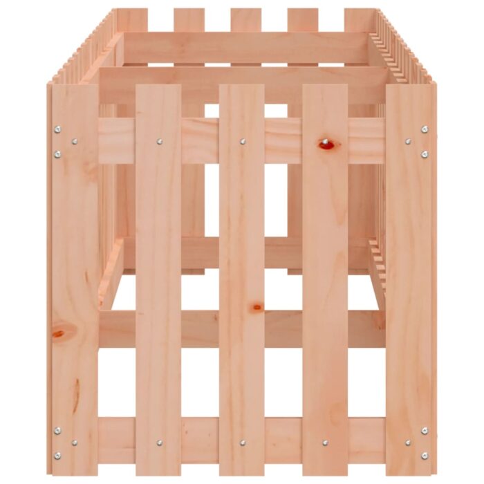 Lit surélevé de jardin design de clôture bois douglas massif – Image 4