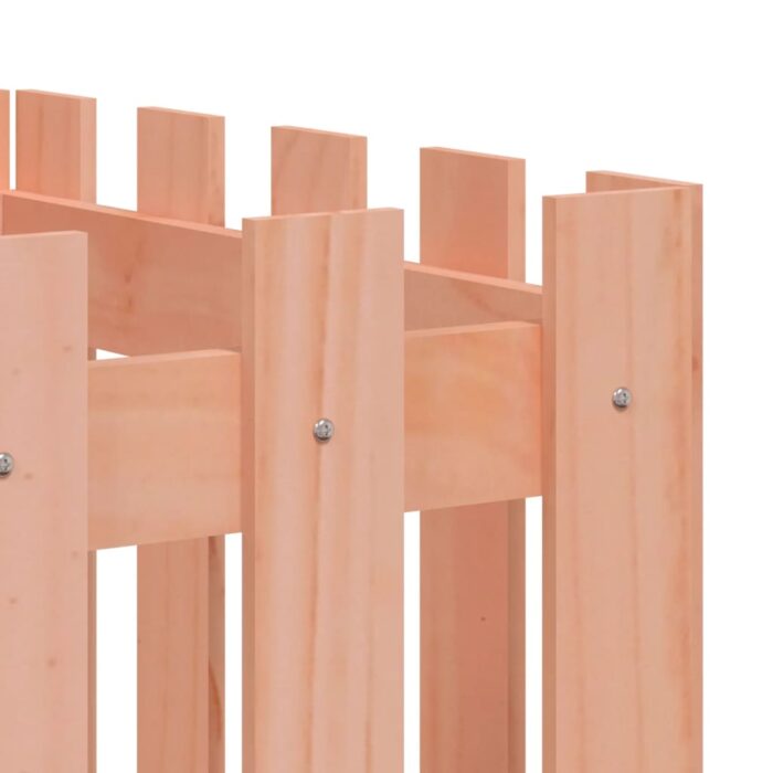 Lit surélevé de jardin design de clôture bois douglas massif – Image 5