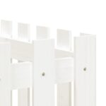 Lit surélevé de jardin design de clôture 200x50x70cm pin massif – Image 5