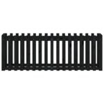 Lit surélevé de jardin design de clôture 200x50x70cm pin massif – Image 3