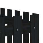 Lit surélevé de jardin design de clôture 200x50x70cm pin massif – Image 5