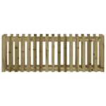 Lit surélevé de jardin design de clôture bois de pin imprégné – Image 3