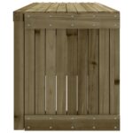 Banc de jardin extensible 212,5x40,5x45 cm bois de pin imprégné – Image 4