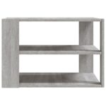 Table basse sonoma gris 59,5x59,5x40 cm bois d'ingénierie – Image 4