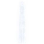 Guirlande de sapin de Noël 320 LED blanc froid 375 cm – Image 2