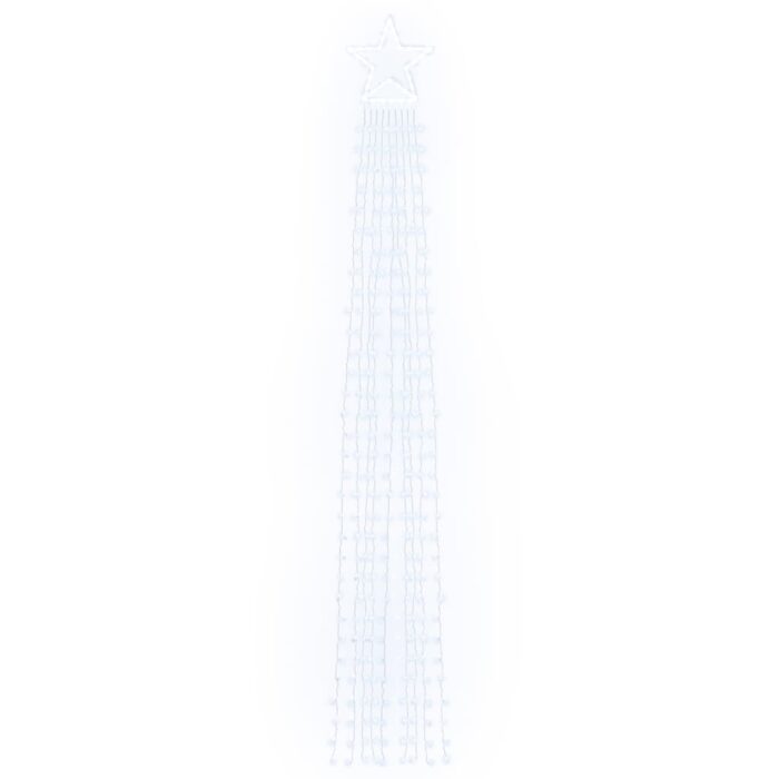 Guirlande de sapin de Noël 320 LED blanc froid 375 cm – Image 2