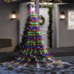 Guirlande de sapin de Noël 320 LED colorées 375 cm