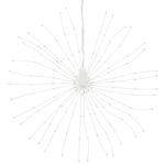 Étoile rayonnante de Noël 140 LED 4 pcs blanc chaud 17 cm – Image 3