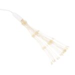 Étoile rayonnante de Noël 140 LED 4 pcs blanc chaud 17 cm – Image 4