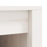 Armoires de cuisine d'extérieur 2 pcs blanc bois de pin massif – Image 4