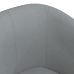 Fauteuil cabriolet gris clair tissu – Image 4