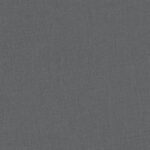 Chaise cabriolet avec repose-pied gris foncé tissu – Image 5