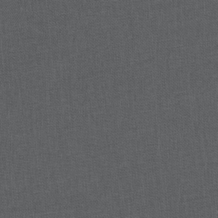 Chaise cabriolet avec repose-pied gris foncé tissu – Image 5