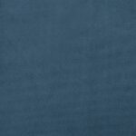 Fauteuil cabriolet avec repose-pied bleu foncé velours – Image 5