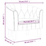Fauteuil cabriolet gris similicuir – Image 6