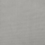 Fauteuil avec repose-pied gris clair velours – Image 5