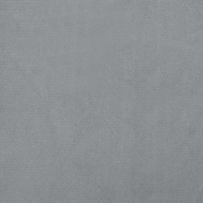 Fauteuil avec repose-pied gris foncé velours – Image 5