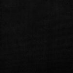 Fauteuil avec repose-pied noir velours – Image 5