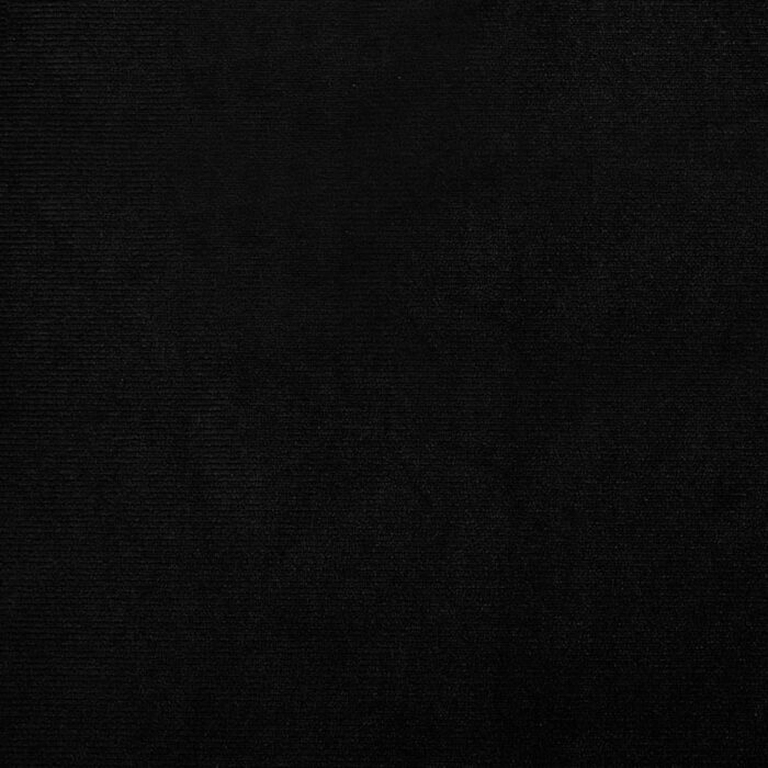 Fauteuil avec repose-pied noir velours – Image 5