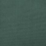 Fauteuil avec repose-pied vert foncé velours – Image 5