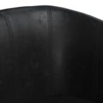 Fauteuil noir similicuir – Image 4