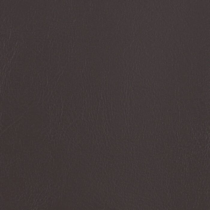 Fauteuil avec repose-pied marron similicuir – Image 5