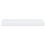 Matelas en mousse blanc 80x200 cm dureté H2 H3 – Image 3