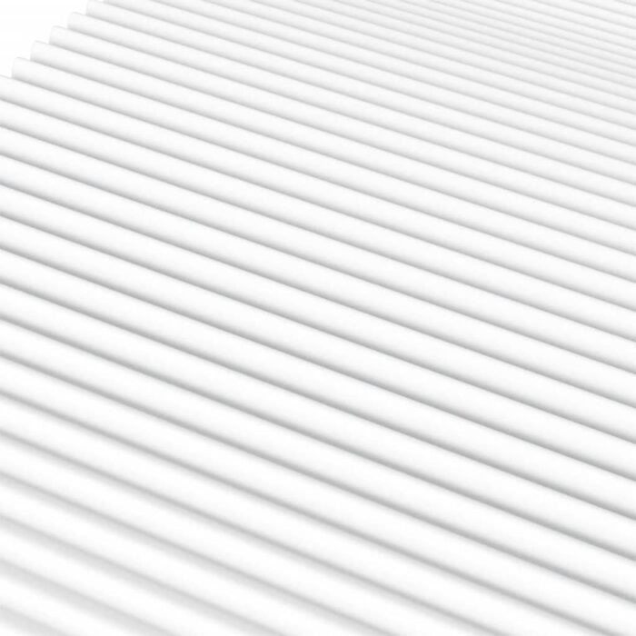 Matelas en mousse blanc 80x200 cm dureté H2 H3 – Image 5
