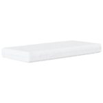 Matelas en mousse blanc 90x190 cm dureté H2 H3 – Image 2