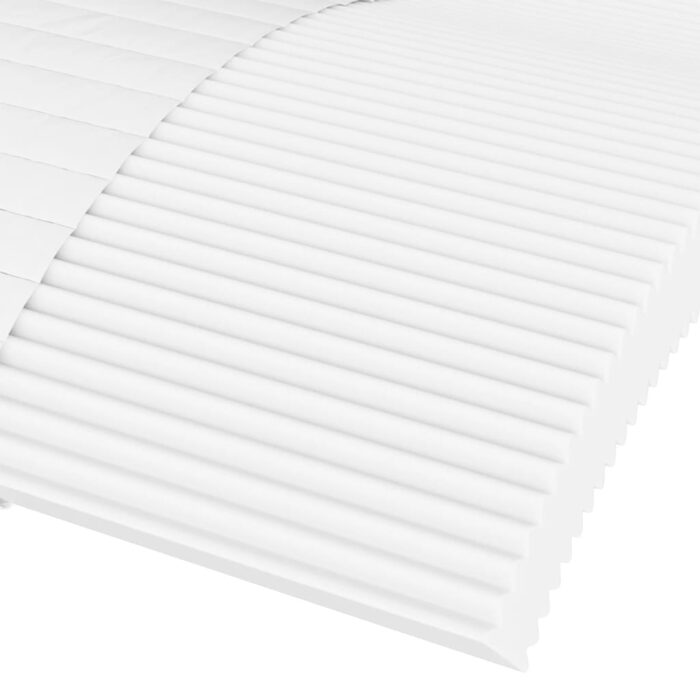 Matelas en mousse blanc 90x190 cm dureté H2 H3 – Image 4