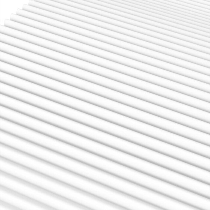 Matelas en mousse blanc 90x190 cm dureté H2 H3 – Image 5