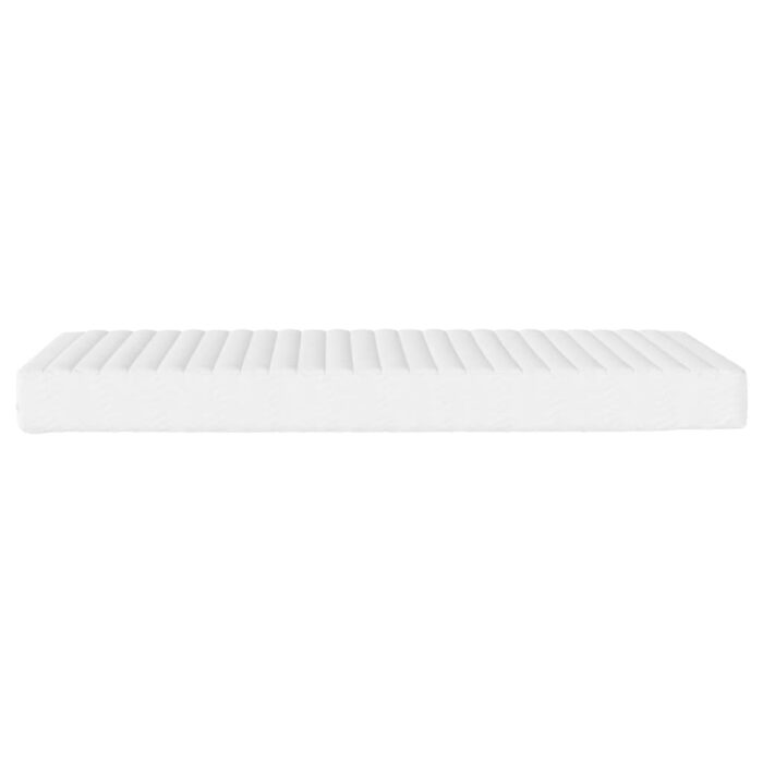 Matelas en mousse blanc 140x190 cm dureté H2 H3 – Image 3