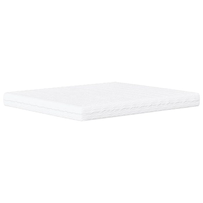 Matelas en mousse blanc 160x200 cm dureté H2 H3 – Image 2