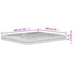 Matelas en mousse blanc 160x200 cm dureté H2 H3 – Image 8