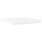 Matelas en mousse blanc 200x200 cm dureté H2 H3 – Image 2