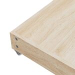Tiroirs de lit 2 pcs bleu bois d'ingénierie et tissu – Image 5