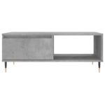 Table basse gris béton 90x60x35 cm bois d'ingénierie – Image 3