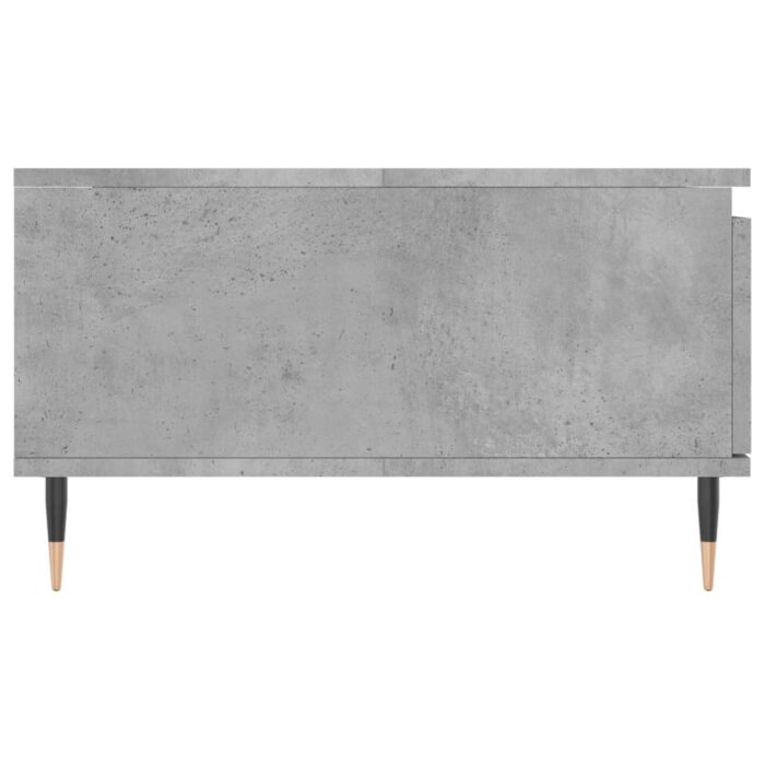 Table basse gris béton 90x60x35 cm bois d'ingénierie – Image 5