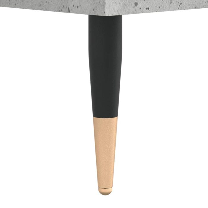 Table basse gris béton 90x60x35 cm bois d'ingénierie – Image 7
