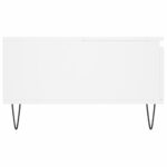 Table basse blanc 90x60x35 cm bois d'ingénierie – Image 5