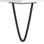 Table basse blanc 90x60x35 cm bois d'ingénierie – Image 7