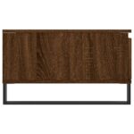 Table basse chêne marron 90x60x35 cm bois d'ingénierie – Image 5