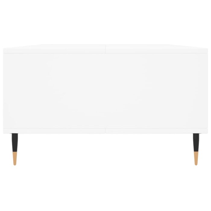 Table basse blanc 104x60x35 cm bois d'ingénierie – Image 5