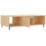 Table basse chêne sonoma 104x60x35 cm bois d'ingénierie – Image 4