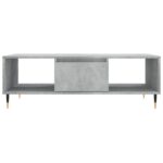 Table basse gris béton 104x60x35 cm bois d'ingénierie – Image 3