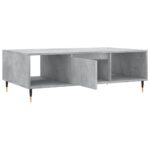 Table basse gris béton 104x60x35 cm bois d'ingénierie – Image 4