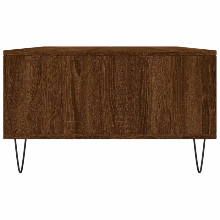 Table basse chêne marron 104x60x35 cm bois d'ingénierie – Image 5