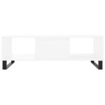 Table basse blanc 104x60x35 cm bois d'ingénierie – Image 3